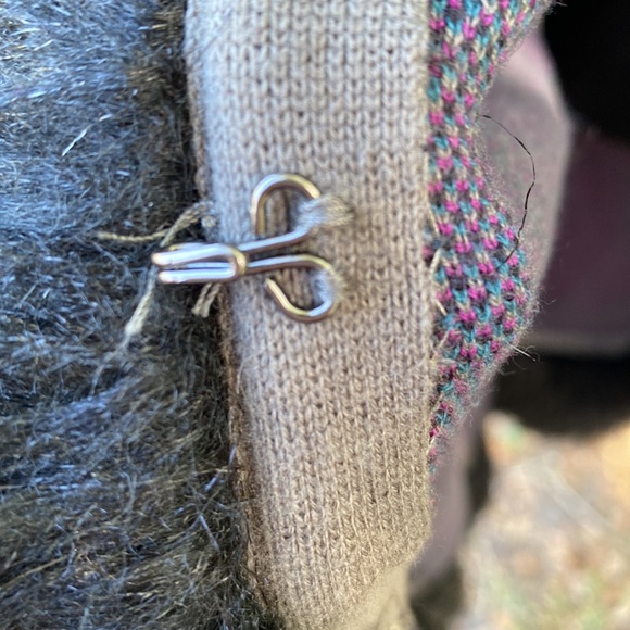 Betsey Johnson Black and Purple Cardigan - Picture 16 of 16